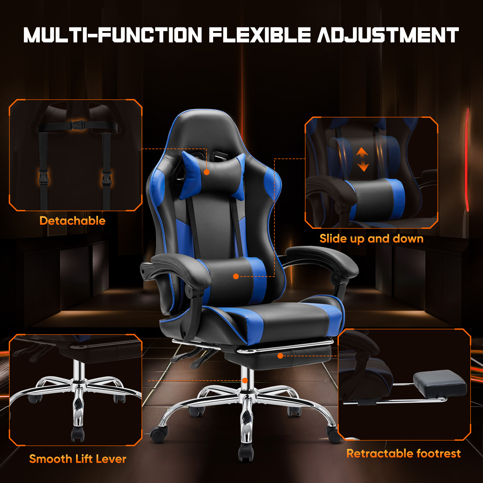 Gaming Desk and Chair Set