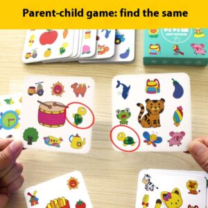Memory Match Card Game - Educational Matching Board Game for Kids