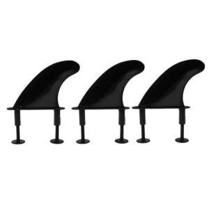 Soft Surfboard Fin Set - 3-Fin Configuration