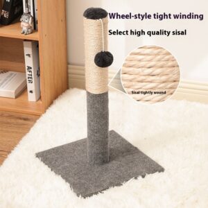 Vertical Sisal Cat Scratching Post - Durable Scratch Board
